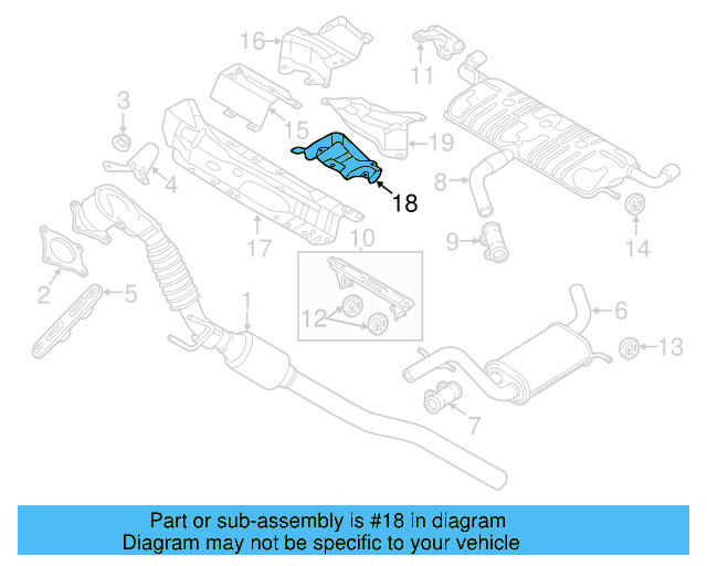 Heat Shield 5C5-825-613 - View 12