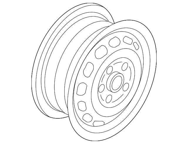 Spare Wheel 1K0-601-027-CB-03C - View 4