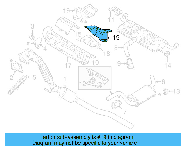 Heat Shield 5C5-825-721 - View 14