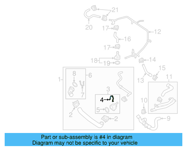 Radiator Coolant Hose 5C0-121-049-F - View 5