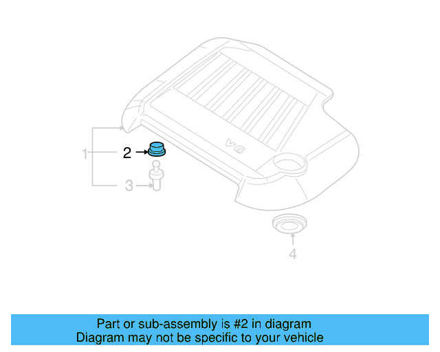 Engine Cover Insulator 06A-103-226 - View 35