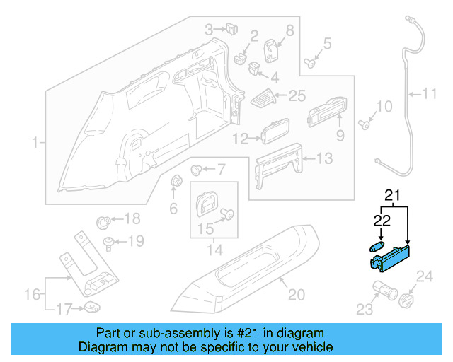 Luggage Lamp 3G0-947-101-A - View 26