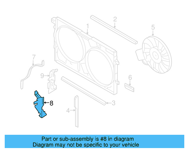 Air Baffle 3D0-121-284-A - View 4