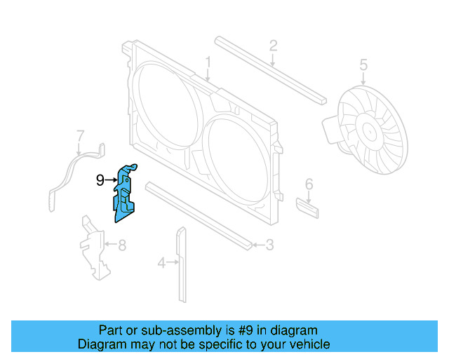 Air Baffle 3D0-121-283-D - View 6