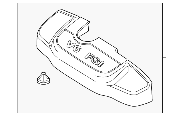 Engine Cover 03H-103-925-G - View 5