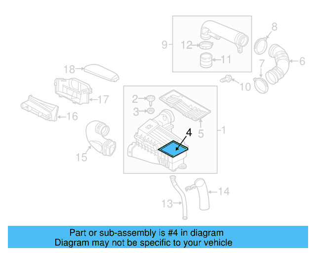 Air Filter 5C0-129-620 - View 15