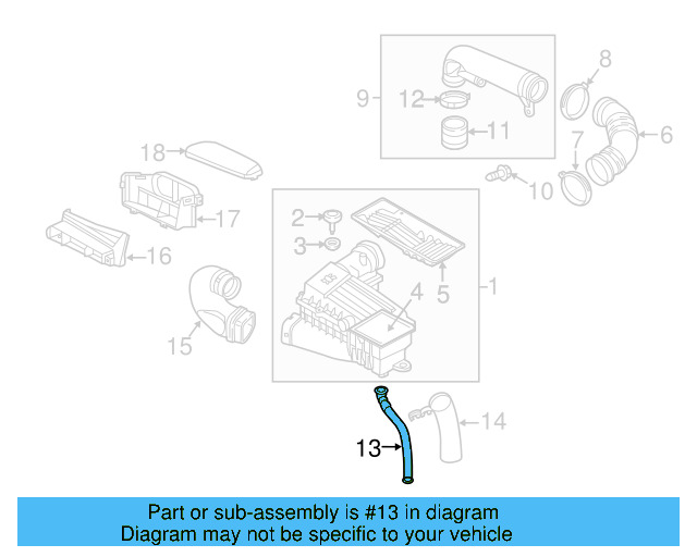 Drain Tube 1K0-129-637-D - View 46