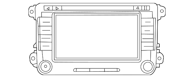 Radio Control Unit 1K0-035-274-A - View 2