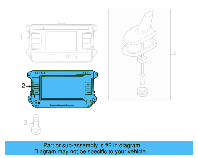 Radio Control Unit 1K0-035-274-A