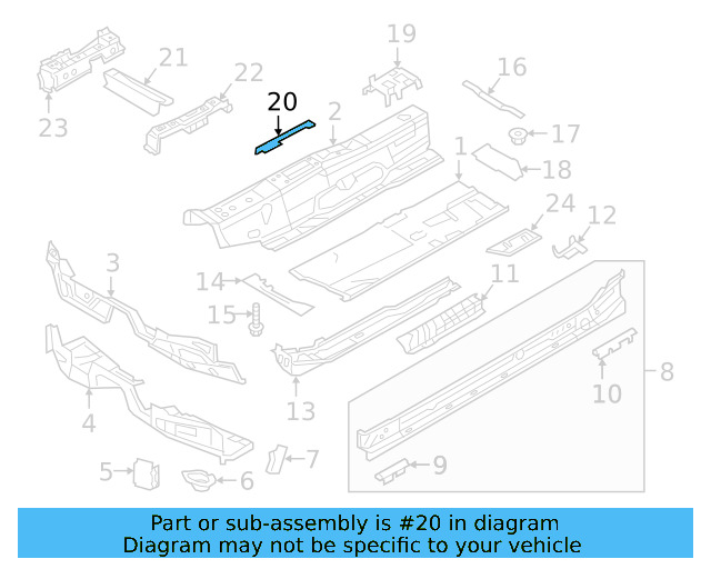Side Reinforced 5Q0-803-803-A - View 21