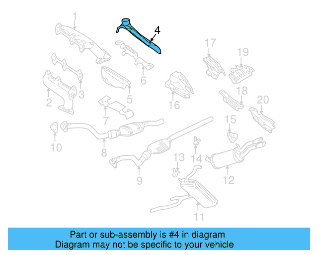 Heat Shield 078-253-036 - View 3