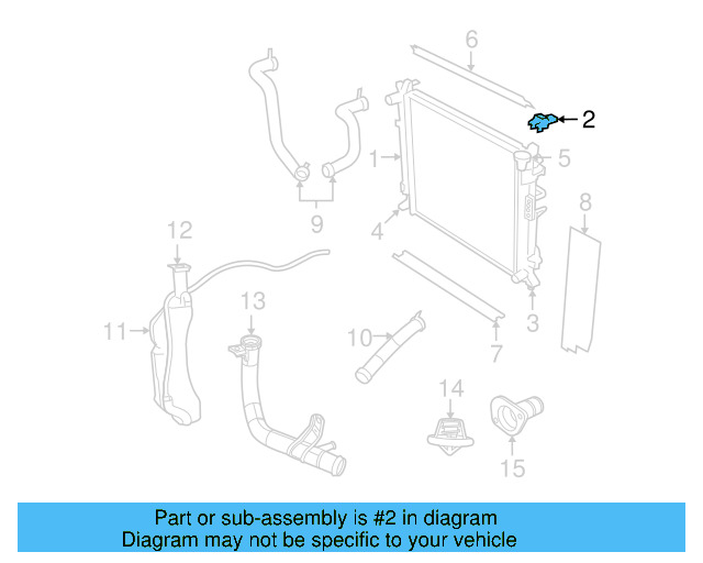 Radiator Isolator 7B0-121-367-C - View 8