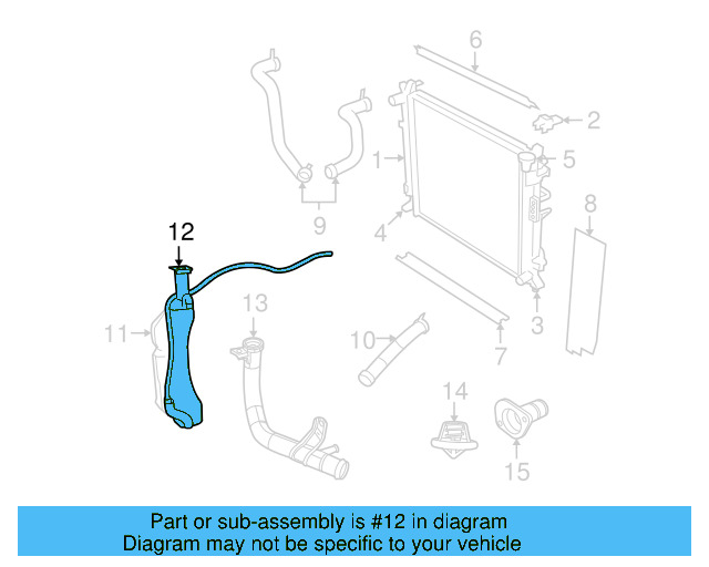 Reservoir Cap 7B0-121-323-A - View 7