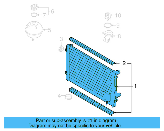 Radiator 1K0-198-251-CS - View 15