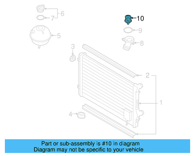Engine Coolant Thermostat 06H-121-113-B - View 34