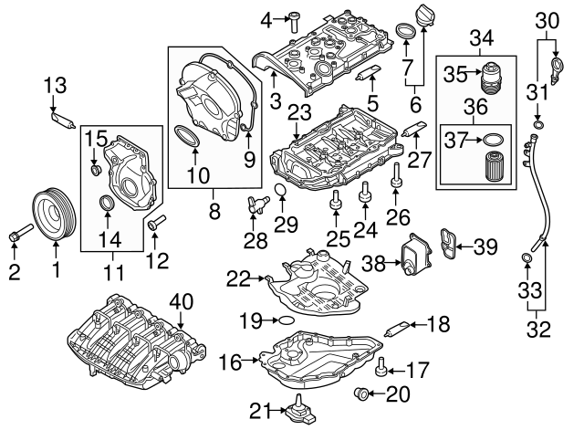 Timing Case Bolt N-910-967-02 - View 25