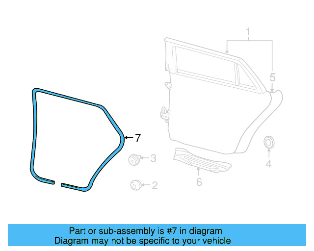 Door Weather 1K9-839-702-5AP - View 11