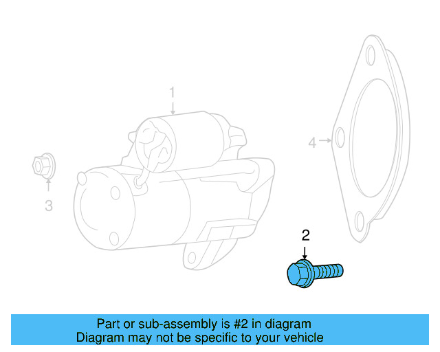 Starter Bolt WHT-004-401 - View 6
