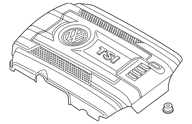 Engine Cover 06K-103-925-CM - View 5