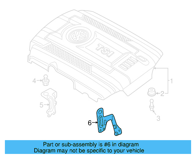 Bracket 06K-103-392-AJ - View 4