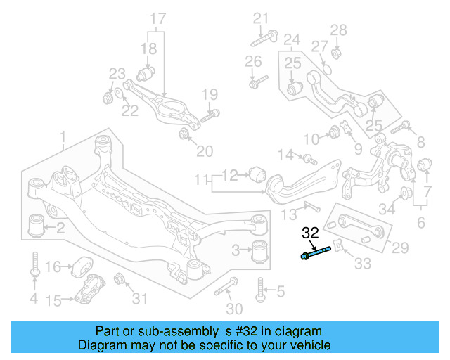 Tie Rod Assembly Mount Bolt N-106-423-01 - View 2