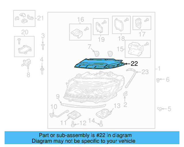 Upper Trim 5NA-998-119 - View 2