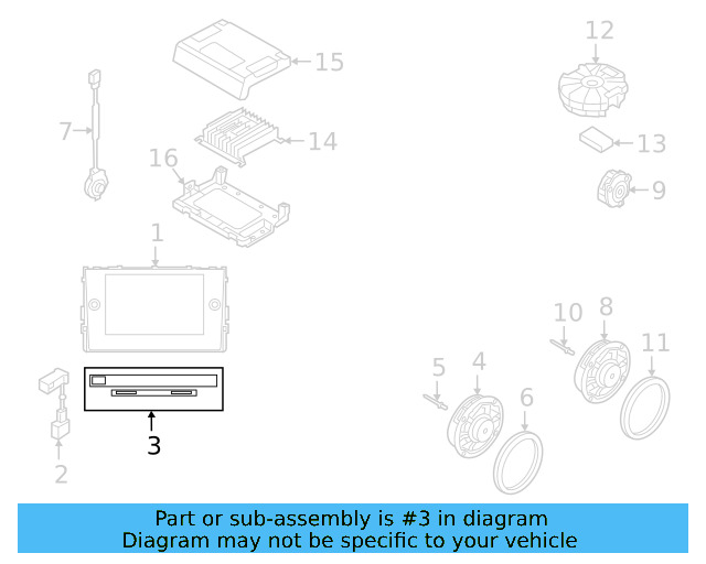 Control Module 3Q0-035-878-B - View 10