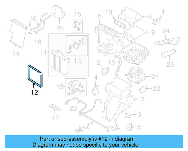 Evaporator Assembly Gasket 3QF-898-003 - View 3