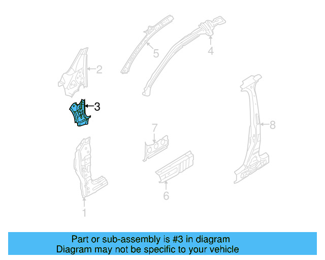 Lower Reinforced 1K0-802-624-C - View 8