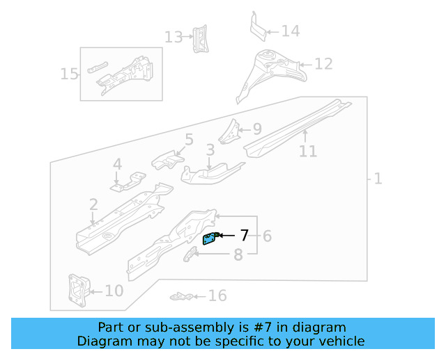 Cover Plate Front Bracket 5Q0-805-758 - View 28