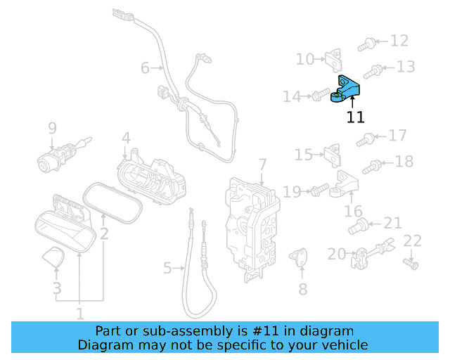 Upper Hinge 8V5-833-403-D - View 5