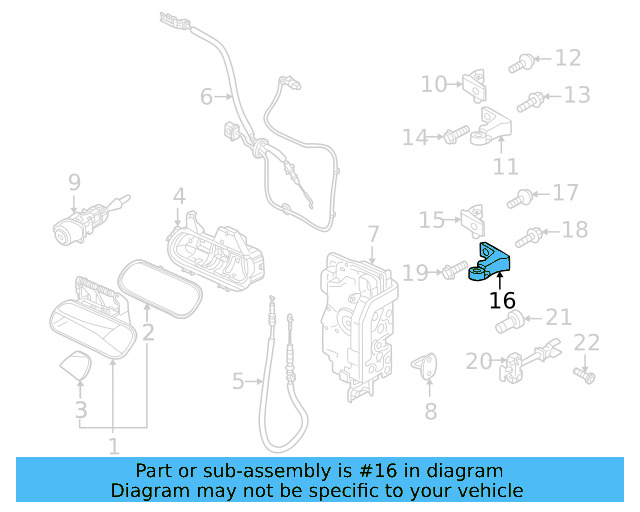 Upper Hinge 8V5-833-403-D - View 6