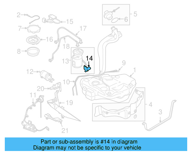 Fuel Sender Unit 1K0-919-673-K