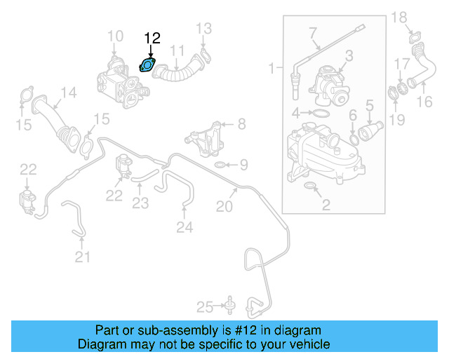 Connector Pipe Gasket 059-131-358-B - View 27