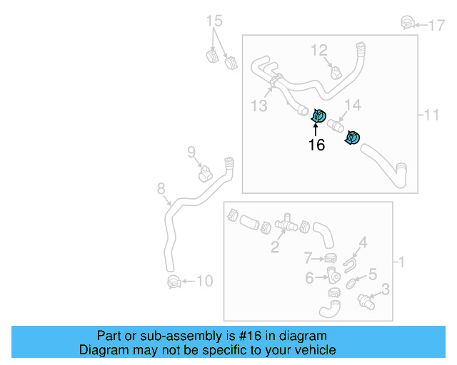 Lower Hose 5QE-122-051-B - View 6