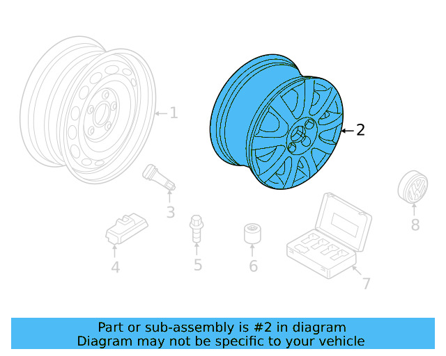 Wheel, Spare 5Q0-601-027-BT-03C - View 72