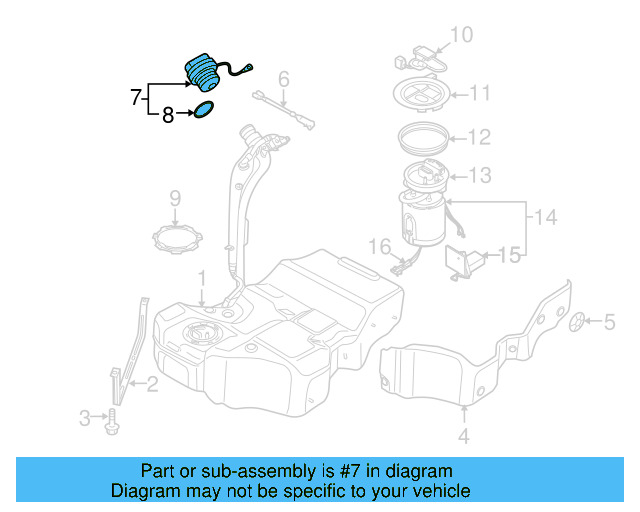 Fuel Cap 3C8-201-550-E - View 20