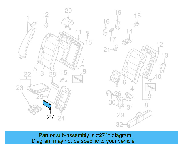 Headrest Guide 1K0-886-920-B-82V - View 38