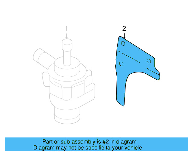 Auxiliary Pump Bracket 1K0-121-093-AR - View 10