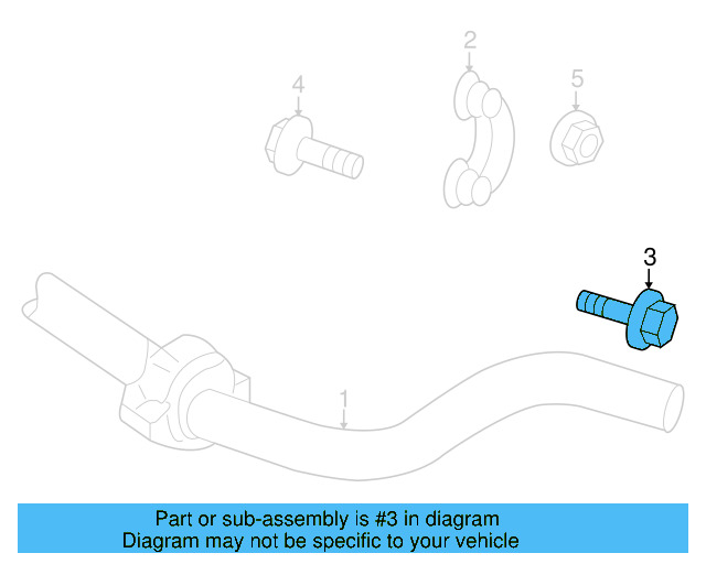 Stabilizer Link Bolt N-102-096-05 - View 7