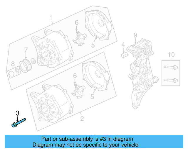 Mount Bracket Mount Bolt N-106-100-01 - View 50