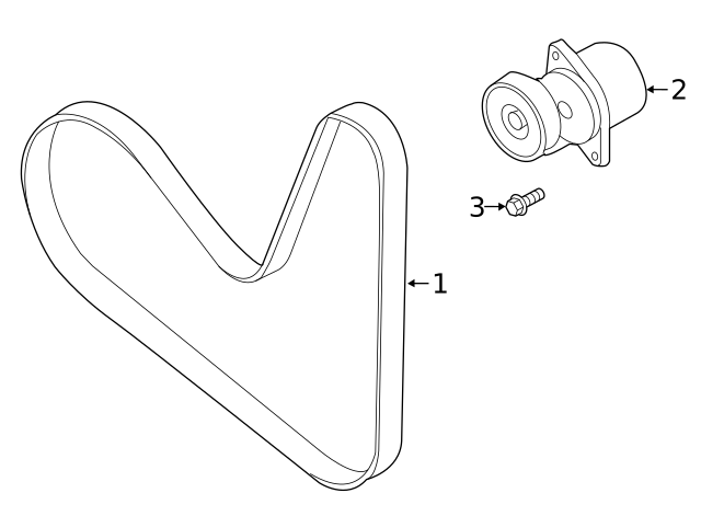 Serpentine Belt 04E-145-933-AG - View 8