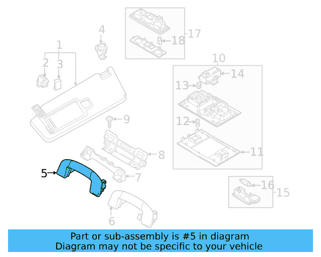 Grip Handle 5GM-857-607-A-82V - View 5
