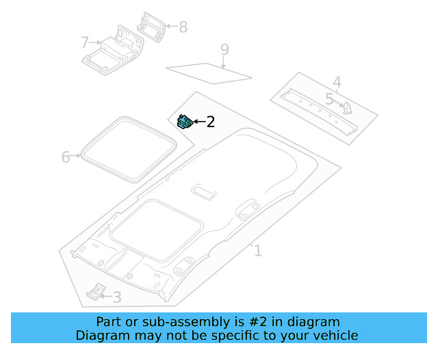 Frame Trim Clip 5G0-867-289-D - View 5