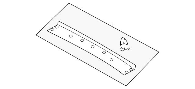 Rear Header Trim 5GM-867-617-ZA2 - View 3