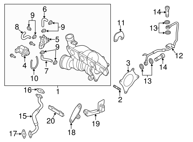 Oil Inlet Tube O N-013-851-4 - View 55