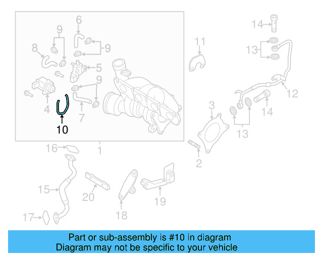 Connector Hose Retainer Clip 1K0-145-769-H - View 12