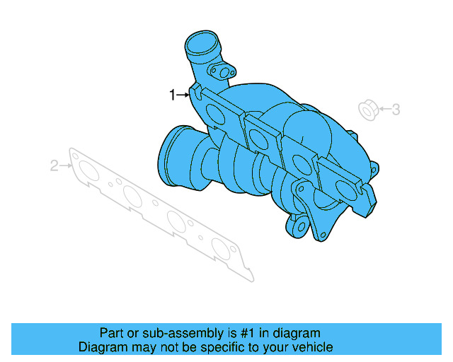 Exhaust Manifold 06F-145-702-CX - View 5