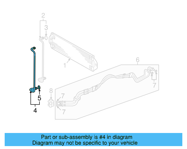 Outlet Pipe 7L0-317-821-D - View 6