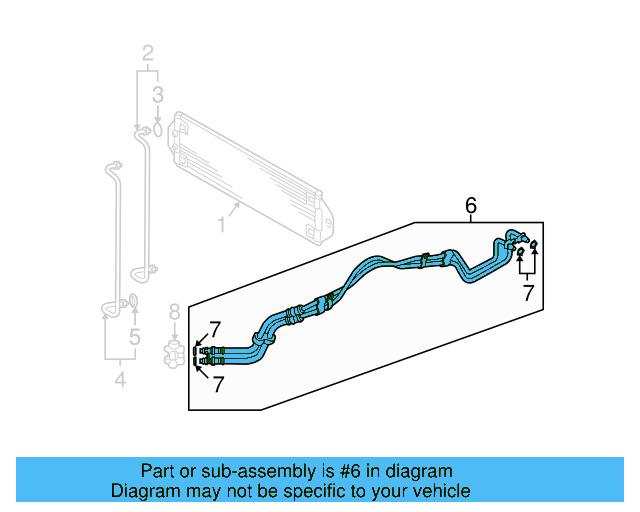 Hose & Tube Assembly 7L6-317-801-F - View 4